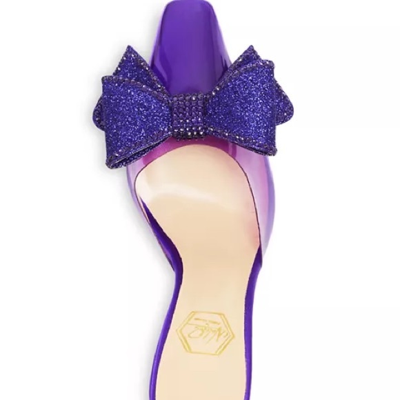 Nalebe Diamante Embellished clear Mules retail price $730 - Picture 8 of 8